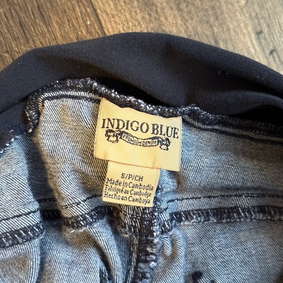 INDIGO BLUE maternity jeans in size small petite - Picture 2 of 4